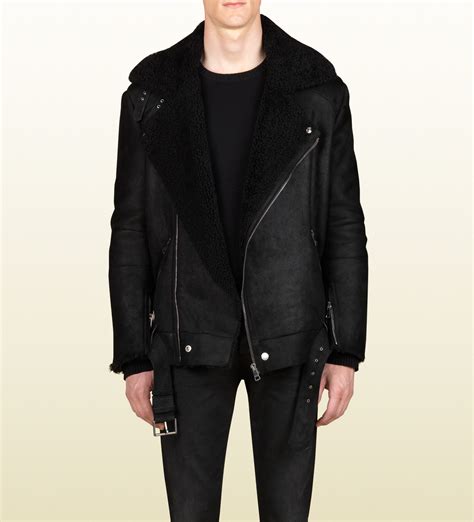 mens gucci coat|gucci coat black men's.